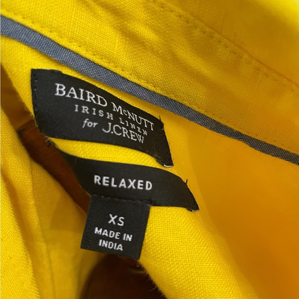 J.CREW BAIRD MCNUTT Irish Linen Button Down Blouse Top - Picture 10 of 13